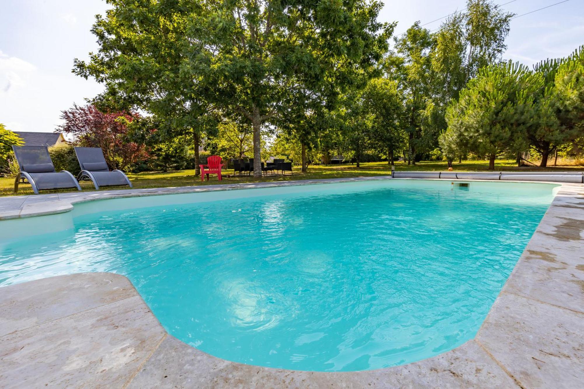 L'Atelier Des Reves, Maison Avec Piscine Privee Meusnes Bagian luar foto